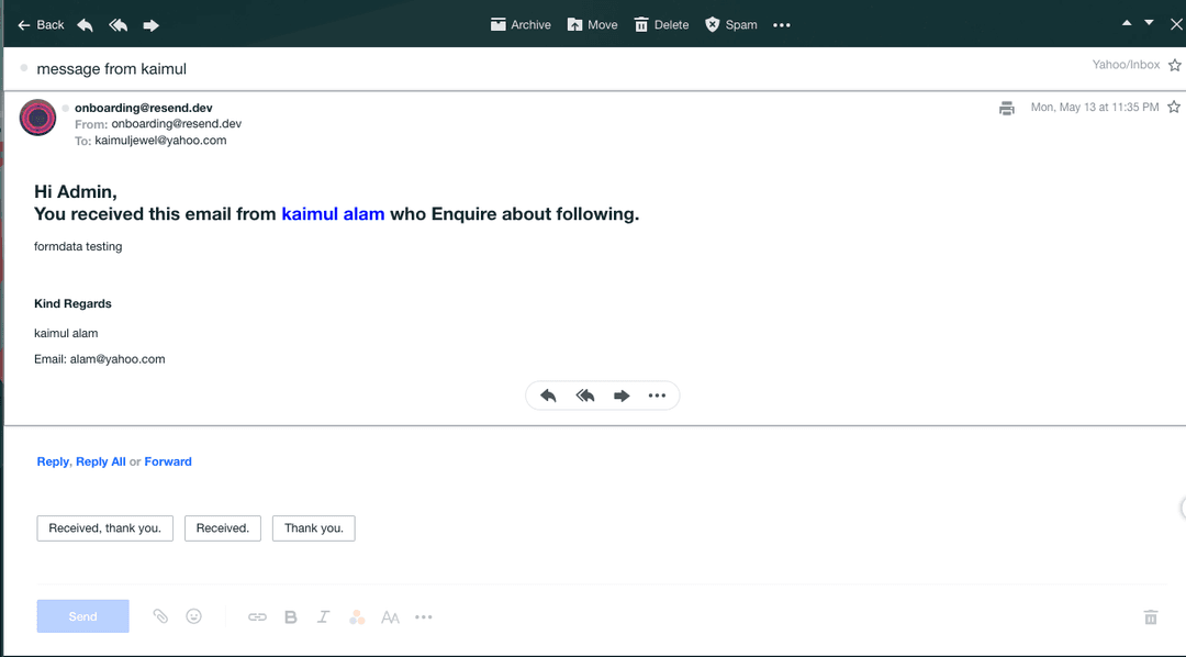 How to Send Email Using Resend and Next.js